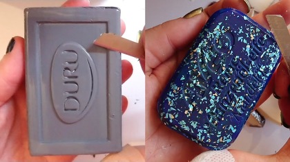 Soap Carving ASMR Relaxing Sounds no talking Satisfying ASMR Video