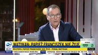 TVN24 HD - Moment ogłoszenia informacji o śmierci Papieża (21. 04. 2025)