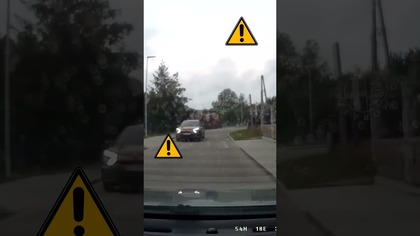 Zderzenie się lusterkami #shorts #rikordwidjo