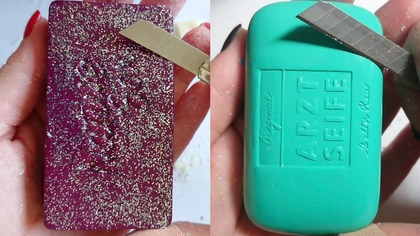 Soap Carving ASMR Relaxing Sounds no talking Satisfying ASMR Video