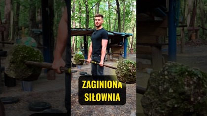 ZAGINIONA SIŁOWNIA Z BETONU