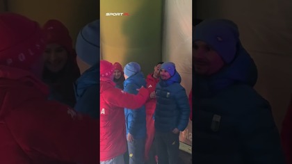 Ukraińscy skoczkowie pogratulowali Polakom sukcesu na igrzyskach #shorts