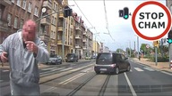Wyskoczył z auta z rękami na kobietę #1857 Wasze Filmy