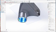 613. Druk 3D - adapter kątowy do ukośnicy / 3D printing -  angle adapter for miter saw