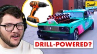 Youtuber Builds Car Powered By 50 Drills - The Big Three #47
