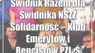 Świdnik: Razem dla Świdnika: NSZZ Solidarność  Klub Emerytów i Rencistów PZL-Świdnik S. A.