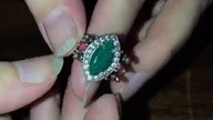 The magick antique ring! Watch this  transformable Ruby to Emerald Ring! Uni