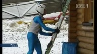 Polscy skoczkowie trenuja w Wisle (22. 01. 2014)