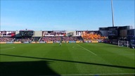 Kibice Korony na stadionie Termaliki Bruk-Bet Nieciecza