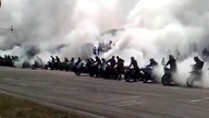 Motorcycle World Record Burnout