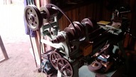 stara tokarka zabytkowa do metalu automatyczny posuw Dresden Drehmaschine lathe strung TOUR