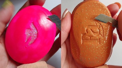 Soap Carving ASMR Relaxing Sounds no talking Satisfying ASMR Video