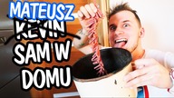 MATEUSZ SAM W DOMU! #VLOG1