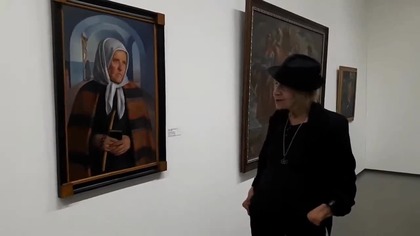 Portret starej kobiety - Zofia Dembowska-Romer.  Biała jabłoń - Antanas Samuolis.  Alwida Bajor