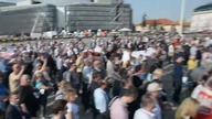 Przemówienie prezydenta Andrzej Dudy na placu Piłsudskiego, 10 kwietnia, Warszawa.