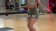 Jumping Rope Transformation, Is it really that good for you ?#shorts #gym #1yeartransformation