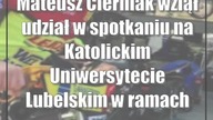 Mateusz Cierniak inspiruje młodych sportowców