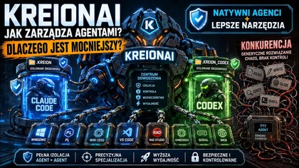 KreionAI nie gada z LLM-ami.  Dowodzi agentami i daje im własne, lepsze narzędzia.  Dlaczego tak?