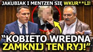 MENTZEN I JAKUBIAK NIE WYTRZYMALI CIŚNIENIA! PO TYCH SŁOWACH PRAWIE WYLECIELI Z SEJMU!