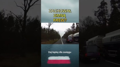 Wyprzedzał na trzeciego sekunda i byłby koniec.  Jak on to uratował?! #droga #polska #wypadek