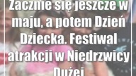 Zacznie się jeszcze w maju, a potem Dzień Dziecka.  Festiwal atrakcji w Niedrzwicy Dużej