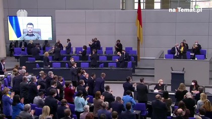 Mocne słowa Zełenskiego do Niemc&oacute;w.  Nasi żołnierze bronią wartości bez waszego wsparcia