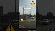 Wymuszenie pierwszeństwa na rondzie #shorts #rikordwidjo