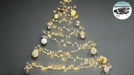 Choinka z lampek na ostatnią chwilę [LED LIGHTS CHRISTMAS TREE LAST MINUTE] Pomysły plastyczne DiY