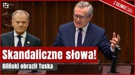 Skandal w Sejmie! Gliński nazwał Tuska psychopatą.  Sprawa wyląduje w Komisji Etyki | Gazeta.pl