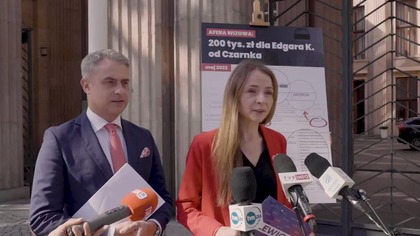 Lewica Edgar K.  - bohater afery wizowej finansowany przez ministra Czarnka