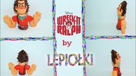Lepiołki:Popiersie Ralph Demolka , bust Wreck-It Ralph TUTORIAL, polymer clay, made hand