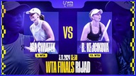ŚWIĄTEK VS KREJCIKOVA - NA ŻYWO - WTA FINALS W RIJADZIE - 03. 11. 2024r.