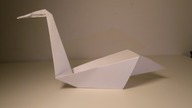 ORIGAMI - ŁABĘDŹ prosta wersja