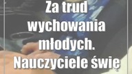 Za trud wychowania młodych.  Nauczyciele świętowali i odbierali nagrody