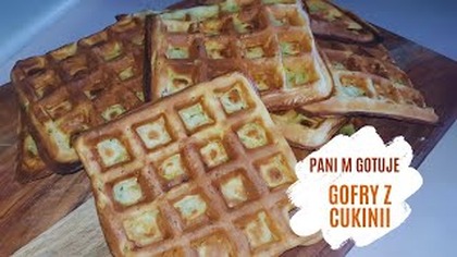 Pyszne i chrupiące gofry z cukinii