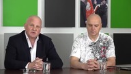 Jarek Bogusławski i Piotr Rybak w studiu eMisja