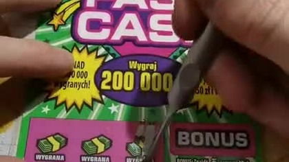 Zdrapka FAST CASH Wygraj 200 000 zł #shorts