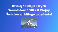 NAJLEPSZE SAMOLOTY COBI Z II WOJNY ŚWIATOWEJ