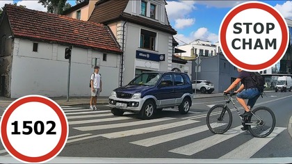 Stop Cham #1502 - Niebezpieczne i chamskie sytuacje na drogach