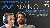 Interview with the NANO Foundation: Ft.  Colin LeMahieu and Andy Johnson | Blockchain Central