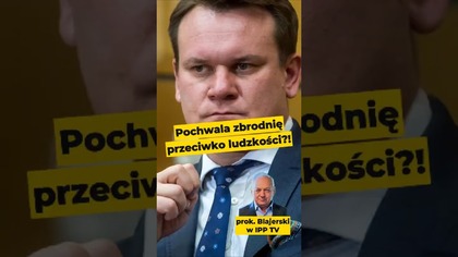 Tarczyński pochwala zbrodnię przeciwko ludzkości!? - prok.  Blajerski #Trump #ICE #Polska #polityka