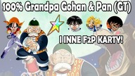 100% Era-Spanning Kamehameha Grandpa Gohan & Pan (GT) DOKKAN BATTLE POKAZ F2P KART