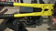 Zabezpieczenie rowerowe/motocyklowe Oxford Chain HD, atak nożycami i ściągaczem przegubów.