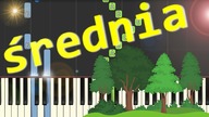  W zielonym gaju - Piano Tutorial (średnia wersja) 