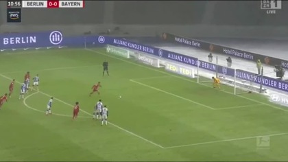 Lewandowski vs Jarstein nie strzelił karnego ( Hertha BSC ) (05. 02. 2021)