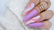 rainbow pastel nails art tutorial /Elisium Nails