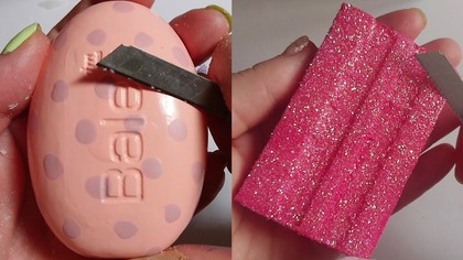 Soap Carving ASMR Relaxing Sounds no talking Satisfying ASMR Video #soapcarving #soapcuttingvideo