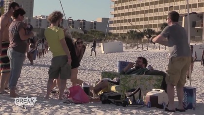 Pająk na plaży