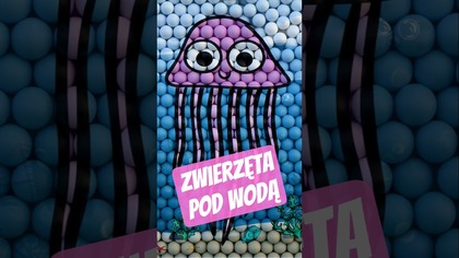 Zwierzęta pod wodą z piłek - meduza