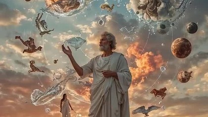 2,500 years ago, Greek philosopher Anaximenes made a bold claim:
 Everything  from fire to stone, from stars to your body  is just air in different forms.

He didnt need gods or magic. Just pressure. Just observation. Just reason.

 What if your breath connects you to the stars?

 Subscribe for more ancient wisdom in 60 seconds or less.
 Hit the bell to never miss the roots of real science.

Start supporting this channel, and youll receive these bonuses:
https://www.youtube.com/channel/UCYKPpPzrZsgW4qzh9CbZt9Q/join